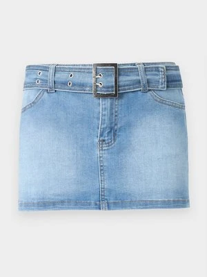 Spódnica jeansowa Only jasnoniebieski denim
