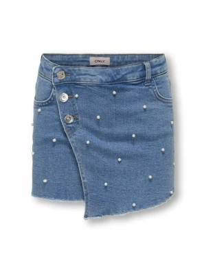 Spódnica jeansowa ONLY GIRLS niebieski denim