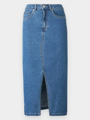 Spódnica jeansowa Only niebieski denim