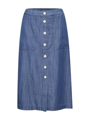 Spódnica jeansowa Part Two niebieski denim