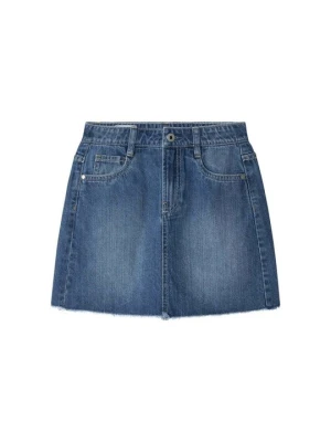 Spódnica jeansowa Pepe Jeans niebieski denim
