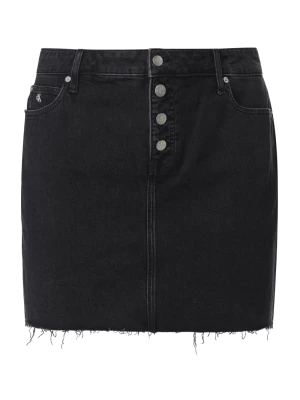 Spódnica jeansowa PLUS SIZE z wysokim stanem i dodatkiem streczu CK Jeans Plus