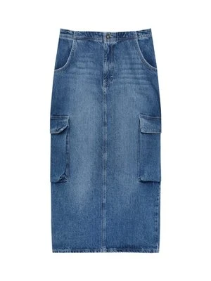 Spódnica jeansowa PULL&BEAR