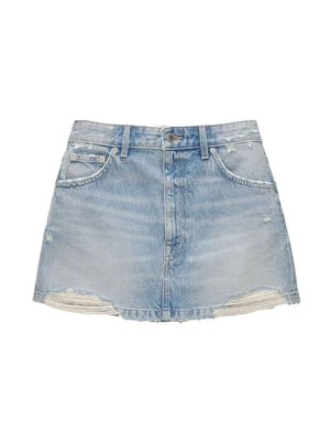 Spódnica jeansowa PULL&BEAR niebieski denim