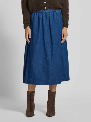Spódnica jeansowa rozkloszowana z czystej bawełny s.Oliver RED LABEL