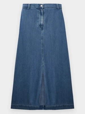 Spódnica jeansowa Samsøe Samsøe niebieski denim