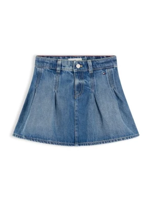 Spódnica jeansowa Tommy Hilfiger ciemnoniebieski