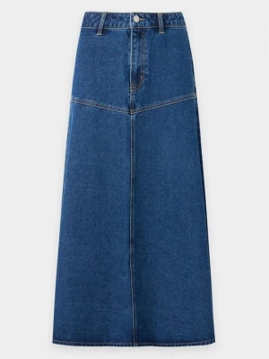 Spódnica jeansowa Vero Moda ciemnoniebieski