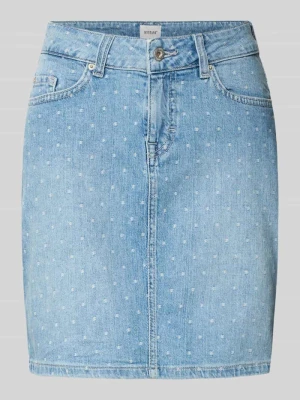 Spódnica jeansowa w stylu allover model 'BEATRICE' mustang
