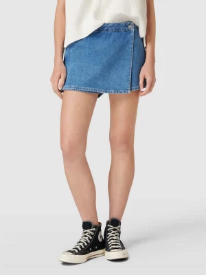 Spódnica jeansowa w stylu kopertowym Calvin Klein Jeans