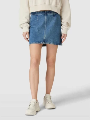 Spódnica jeansowa z detalem z logo Calvin Klein Jeans