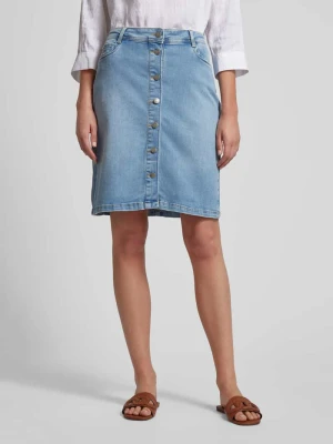 Spódnica jeansowa z listwą guzikową model ‘KIMBERLY’ Soyaconcept