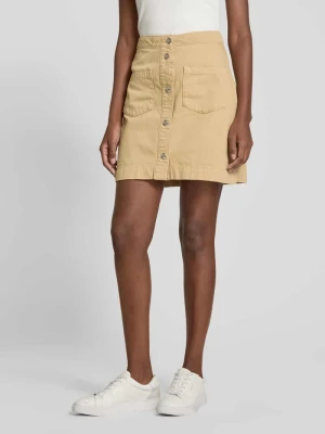 Spódnica jeansowa z nakładanymi kieszeniami model ‘Rikusa’ HUGO