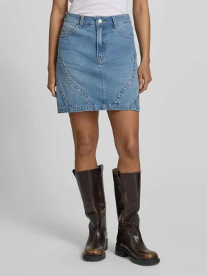 spódnica jeansowa z nitami model 'CLIO' YAS