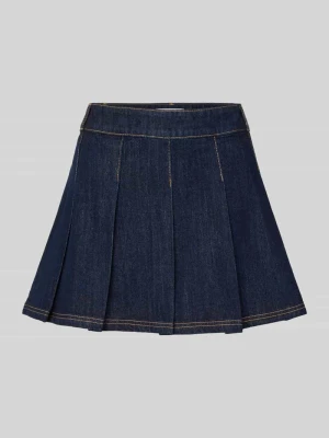 Spódnica jeansowa z plisami Review