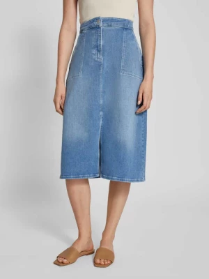 Spódnica jeansowa z rozcięciem comma Casual Identity