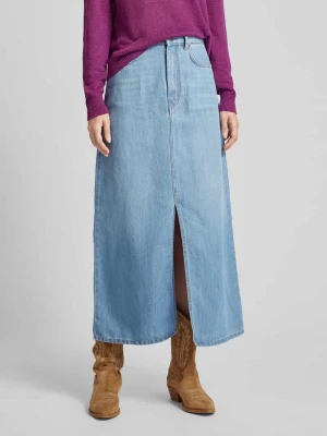 Spódnica jeansowa z rozcięciem model ‘GELADA’ Weekend Max Mara