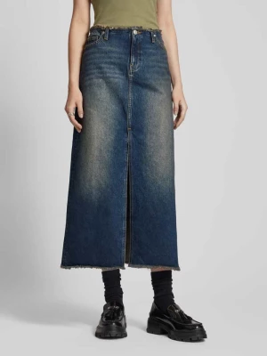 Spódnica jeansowa z rozcięciem Review