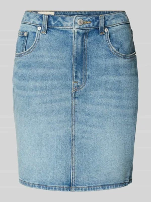 Spódnica jeansowa z wpuszczanymi kieszeniami Gant