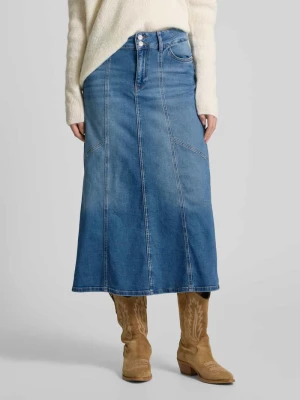 Spódnica jeansowa z wpuszczanymi kieszeniami model ‘JANET SHANE’ MOS MOSH
