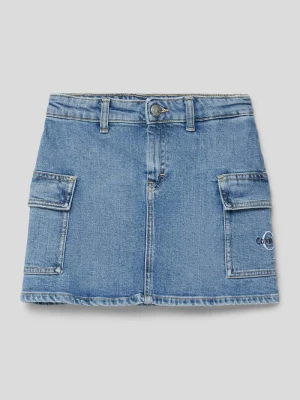 Spódnica jeansowa z wyhaftowanym logo model ‘AUTHENTIC’ Calvin Klein Jeans
