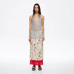 Spódnica kontrastowy dół Lynx kość słoniowa BIMBA Y LOLA