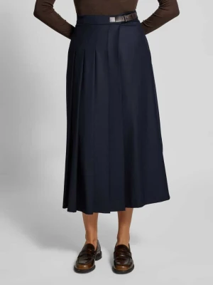 Spódnica kopertowa rozkloszowana z mieszanki żywej wełny model ‘FASTOSO’ Weekend Max Mara