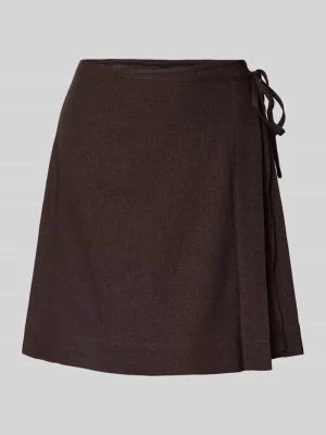 Spódnica kopertowa z bocznym wiązaniem model 'Rosavine' MbyM