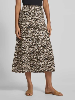 Spódnica lniana z listwą guzikową model ‘FALAKKA’ b.Young