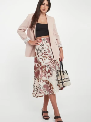 Spódnica lniana ze wzorem MLSOSPITE MARELLA SPORT