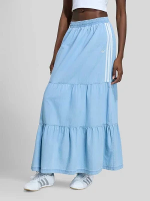 Spódnica maxi o kroju regular fit z czystej bawełny adidas Originals