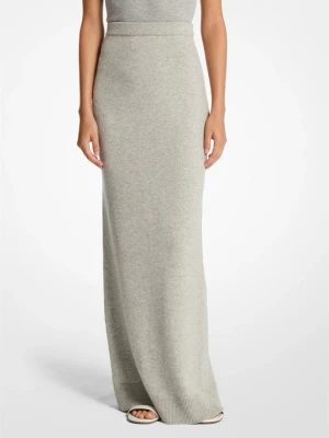 Spódnica maxi z mieszanki kaszmiru Michael Kors