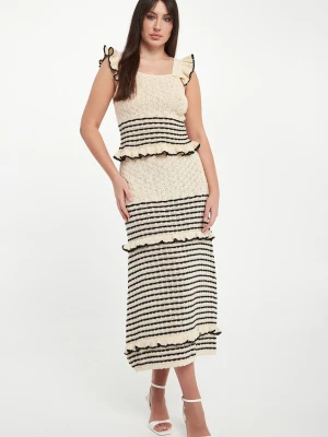 Spódnica midi ażurowa TWINSET U&B