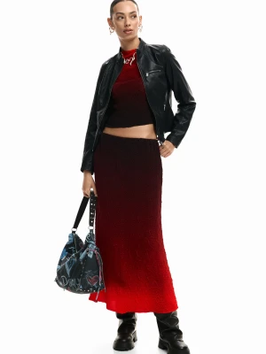 Spódnica midi cieniowana Desigual
