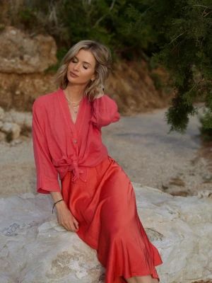 Spódnica midi Coral Sunset XS
