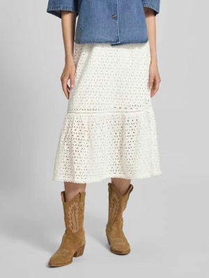 Spódnica midi lekko rozkloszowana z czystej bawełny model ‘ODELIA’ Pepe Jeans