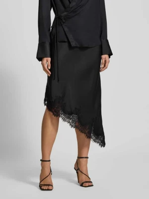 Spódnica midi o asymetrycznym designie NEO NOIR