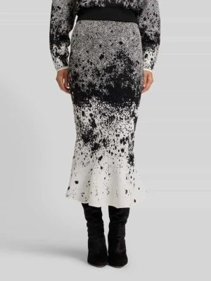 Spódnica midi o dopasowanym kroju z mieszanki wiskozy model ‘FORANDINA’ Boss