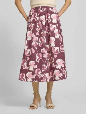 Spódnica midi o kroju regular fit o linii A Jake*s Collection