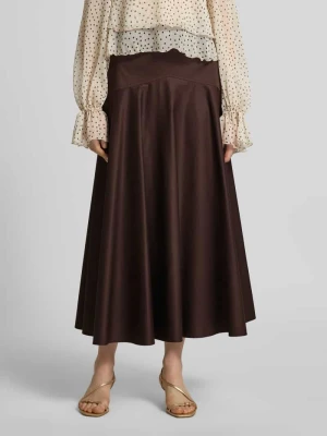 Spódnica midi o kroju regular fit z mieszanki bawełny model 'VUSOLA' Boss