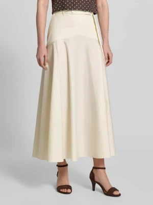 Spódnica midi o kroju regular fit z mieszanki bawełny model 'VUSOLA' Boss