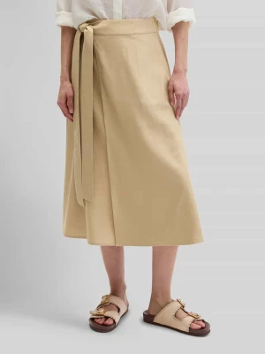 Spódnica midi o kroju regular fit z mieszanki lnu Marc O'Polo