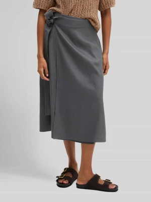 Spódnica midi o kroju regular fit z mieszanki lnu Marc O'Polo