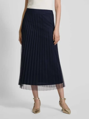 Spódnica midi o kroju regular fit z plisowanej siateczki s.Oliver BLACK LABEL
