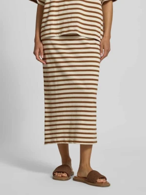 Spódnica midi o kroju regular fit z tunelem model 'FIDELIA' Soyaconcept