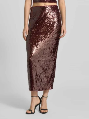 Spódnica midi o kroju slim fit z cekinami Jake*s Cocktail