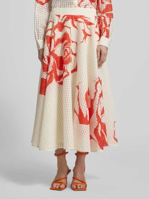 Spódnica midi o linii a z kontrafałdami w pasie Model „JANGO” Essentiel Antwerp