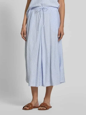 Spódnica midi o linii A z mieszanki wiskozy Tommy Hilfiger