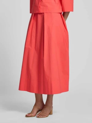 Spódnica midi o linii A z plisami More
