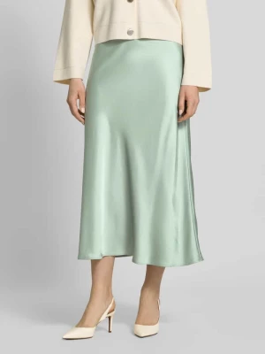 Spódnica midi o połyskującym designie comma